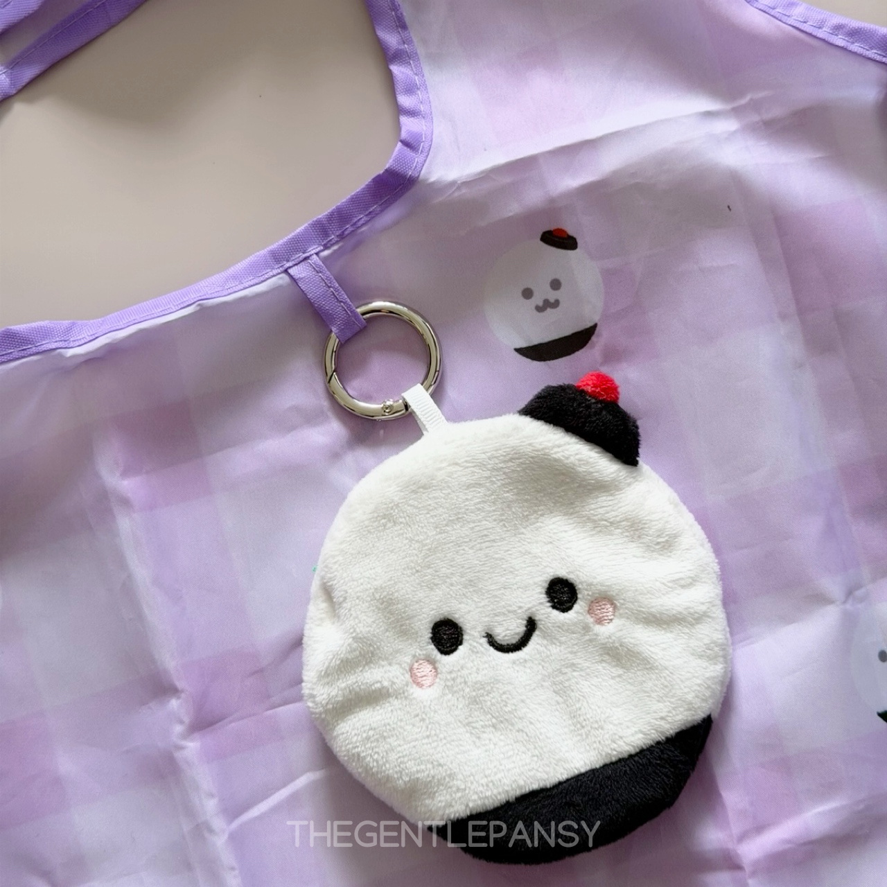 Baby Army Bomb Plush Keychain with Foldable Bag