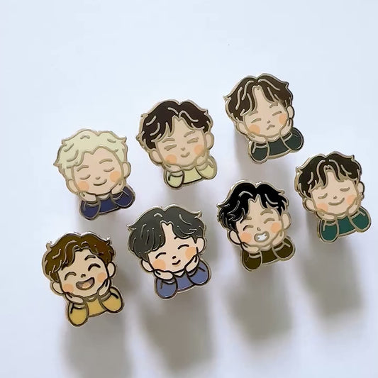 Cuties Bangtan Mini Pins